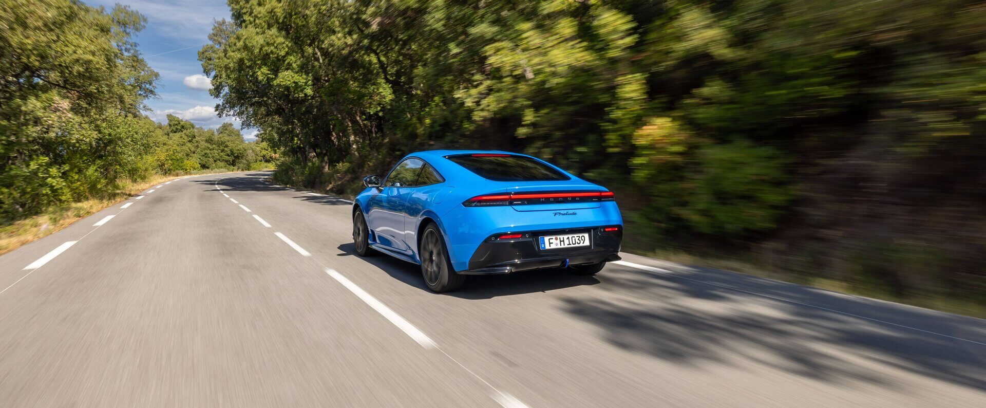 de honda prelude van achter