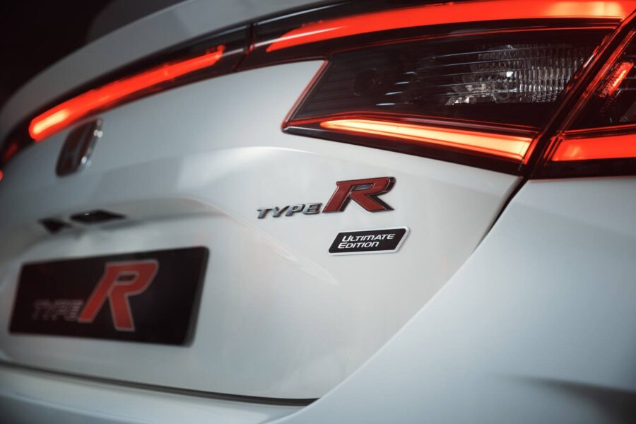 close up van de honda Civic Type R 'Ultimate Edition'