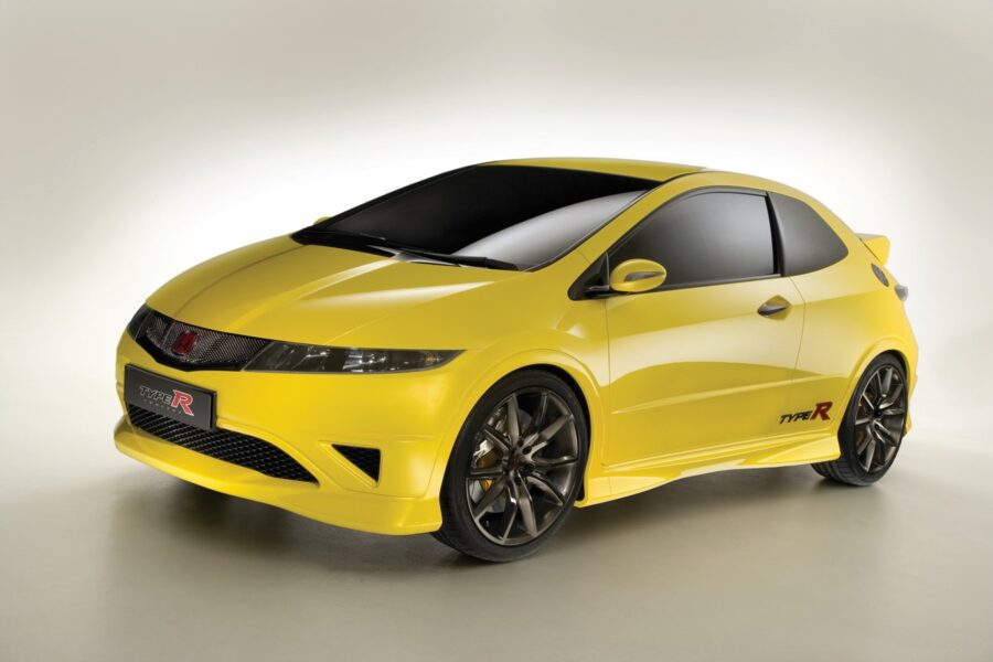 een oudere generatie honda civic type r